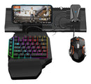 Combo Gamer 4-1 Teclado F6 Una Mano Y Mouse Para Juegos G2.