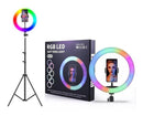 Aro De Luz 33 Cm RGB con intensidad +tripode