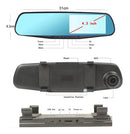 Espejo Para Vehículo Dvr Con Camara Delantera Y Camara De Reversa Pantalla