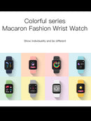Y68/d20 Smartwatch pulsera deportiva De 8 colores Macaron/D20/Y68/impermeable/con seguimiento De ritmo