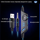 Audifonos Diadema Gamer Usb Para Xboxone Ps4 Pc Luz Led