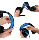 Audifonos Diadema Gamer Usb Para Xboxone Ps4 Pc Luz Led