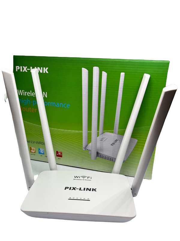 Antena Wireless Potenciador Pixlink Lv-wr08 Wi-fi Rompe Muros